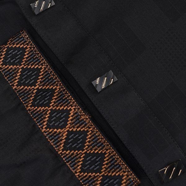 Textured Black Premium Panjabi - Image 5