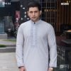 Premium Ash Grey Sophistication Panjabi