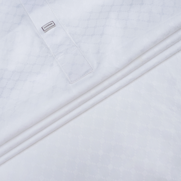 White Elegance Panjabi - Image 3