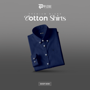 Premium Solid Shirts for Men I Navy Blue