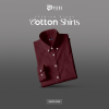 Premium Solid Shirts for Men I Maroon