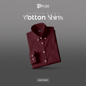 Premium Solid Shirts for Men I Maroon