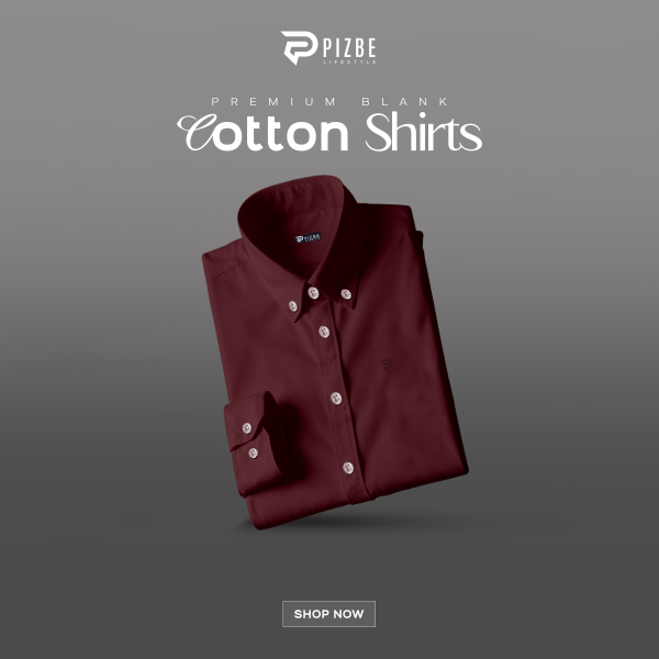 Premium Solid Shirts for Men I Maroon