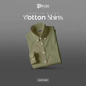 Premium Solid Shirts for Men I Olive