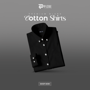 Premium Solid Shirts for Men I Black