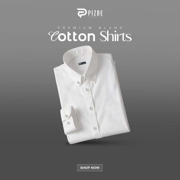 Premium Solid Shirts for Men I White