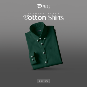 Premium Solid Shirts for Men I Bottle Green
